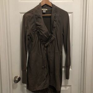 Prairie Underground Mid Frock Coat in Taupe
